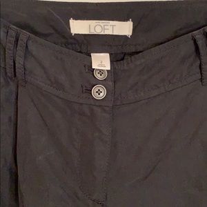 LOFT black Capri pants